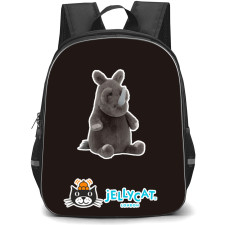 Jellycat Animals Backpack StudentPack - Roderick Rhinoceros Portrait