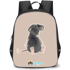 Jellycat Animals Backpack StudentPack - Sad Rat Portrait