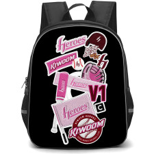 KBO Kiwoom Heroes Backpack School Bag StudentPack - Kiwoom Heroes Vintage Patch Collage Poster