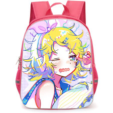 Kagamine Rin & Len Backpack StudentPack - Kagamine Rin & Len Kagamine Rin Side Portrait Purple Background