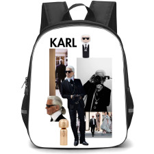 Karl Lagerfeld Backpack School Bag StudentPack - Fierce Camera Portrait Collage