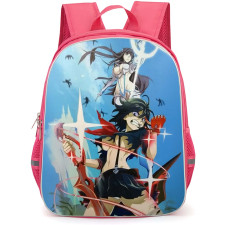 Kill La Kill Backpack School Bag StudentPack - Kill La Kill Ryuko Matoi And Kiryuin Satsuki In A Action Anime Art Poster