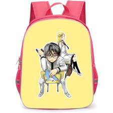 Kill Blue Backpack School Bag StudentPack - Juzo Ogami And Noren Mitsuoka Sitting Fierce Sticker