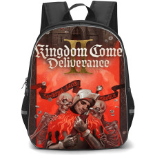 Kingdom Come Deliverance Backpack School Bag StudentPack - Kingdom Come Deliverance 2 Skeleton Game Poster
