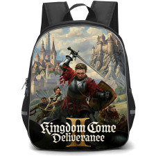 Kingdom Come Deliverance Backpack School Bag StudentPack - Kingdom Come Deliverance Knight Slash Game Poster