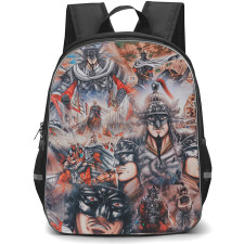 Kingdom Ou Sen Backpack School Bag StudentPack - Ou Sen Fierce Portrait Collage