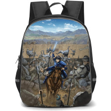 Kingdom Ri Shin Backpack School Bag StudentPack - Ri Shin Riding Horse War Poster