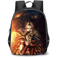 Kingdom Yo Tan Wa Backpack School Bag StudentPack - Yo Tan Wa Mask Fierce Portrait