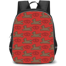 Kittybunnyponys Backpack School Bag StudentPack - Kittybunnyponys Happy Pony Tweedle Pattern Poster
