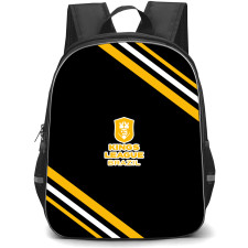 Kings League Brazil Logo Backpack School Bag StudentPack - Kings League Brazil Large Logo With Stripe