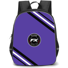 Fluxo FC Backpack School Bag StudentPack - Fluxo FC Large Logo With Stripe