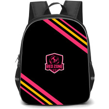 Red Zone Backpack School Bag StudentPack - Red Zone Large Logo With Stripe