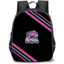 Tiki Tacker FF Backpack School Bag StudentPack - Tiki Tacker FF Large Logo With Stripe