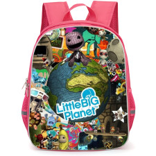 LittleBigPlanet Backpack School Bag StudentPack - LittleBigPlanet Characters Happy Portrait Collage