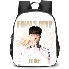 T1 Faker Backpack StudentPack - Faker Finals MVP Poster White Background