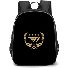 T1 Backpack StudentPack - T1 Gold Font Black Background