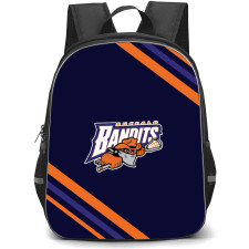 Buffalo Bandits Backpack School Bag StudentPack - Large Logo With Stripe