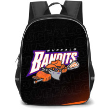Buffalo Bandits Backpack School Bag StudentPack - Logo Grunge Poster