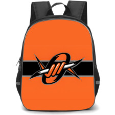 Denver Outlaws Backpack School Bag StudentPack - Logo Black Orange Background