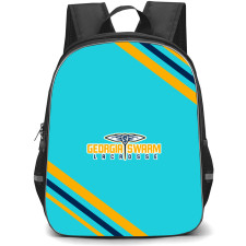Georgia Swarm Backpack School Bag StudentPack - Large Logo With Stripe