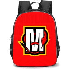 Maryland Whipsnakes Backpack School Bag StudentPack - Logo Red Background