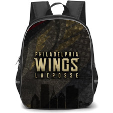 Philadelphia Wings Backpack School Bag StudentPack - Wordmark Logo Building Poster