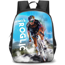 Le Tour De France Primoz Roglic Backpack School Bag StudentPack - Primoz Roglic La Vuelta 2024 Mountain Stage Graphic Art Poster