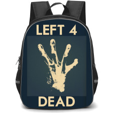 Left 4 Dead Backpack School Bag StudentPack - Left 4 Dead Hand Logo Poster