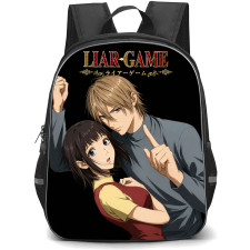 Liar Game Backpack School Bag StudentPack - Kanzaki Nao And Akiyama Shinichi Portrait Series Poster