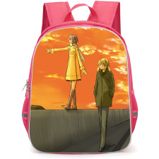 Liar Game Backpack School Bag StudentPack - Kanzaki Nao And Akiyama Shinichi Walking Sunset