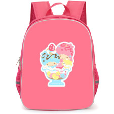Little Twin Stars Sanrio Backpack School Bag StudentPack - Little Twin Stars Sanrio Ice Cream Portrait Sticker
