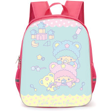 Little Twin Stars Sanrio Backpack School Bag StudentPack - Little Twin Stars Sanrio Playing Baby Toys Portrait Poster