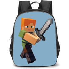 Minecraft Alex Backpack StudentPack - Alex Sword Stance Portrait