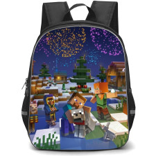 Minecraft Backpack StudentPack - Characters Christmas Poster