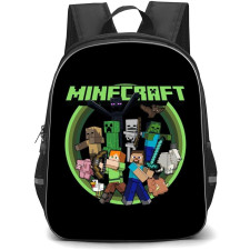 Minecraft Backpack StudentPack - Characters And Mobs Cartoon Art Poster