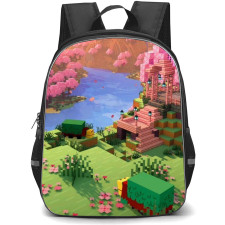 Minecraft Backpack StudentPack - Sniffer In Cherry Blossoms