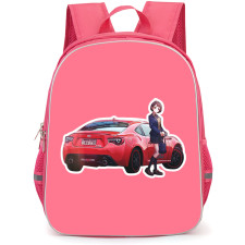 MF Ghost Ren Saionji Backpack School Bag StudentPack - Ren Saionji With GT86 Sticker