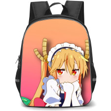 Miss Kobayashi's Dragon Maid Tohru Backpack School Bag StudentPack - Tohru Pouting Portrait