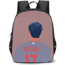 Shohei Ohtani Backpack Student Pack - Back Portrait Vector Art