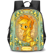 My Little Pony Applejack Backpack School Bag StudentPack - Applejack Trading Card Poster