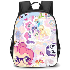 My Little Pony Backpack School Bag StudentPack - My Little Pony Characters Silly Portrait Collage Poster