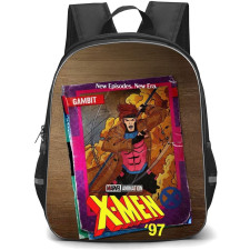 X-Men 97 Gambit Backpack School Bag StudentPack - Gambit Vintage Trading Card