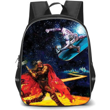 Marvel Zombies Backpack StudentPack - Thor Silver Surfer Fight Illustration