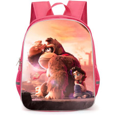Super Mario Donkey Kong Bananza Backpack StudentPack - Donkey Kong And Pauline Sitting 3D Poster