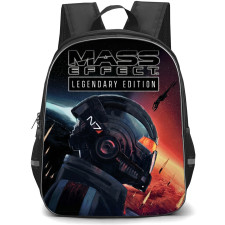 Mass Effect Backpack School Bag StudentPack - Mass Effect Legendary Edition Game Cover Art