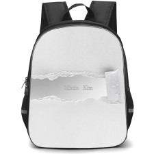 Matin Kim Backpack School Bag StudentPack - Matin Kim Minimal Torn Paper Poster