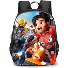 Mechamato Backpack School Bag StudentPack - Characters Smiling Run Poster