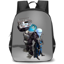 Megamind Backpack StudentPack - Megamind Holding Boombox Illustration