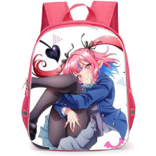 Mistress Kanan Is Devilishly Easy Kanan Zebel Backpack School Bag StudentPack - Kanan Zebel Sitting Smiling Portrait
