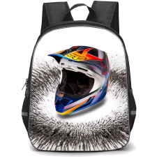 Motocross Ken Roczen Backpack StudentPack - Motocross Ken Roczen Helmet Fox V3 Poster